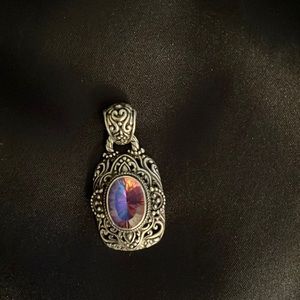 SARDA Artisan Pendant Mystic Quartz  beautiful focal stone